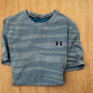 UA under armour size M blue/green performance gear short sleeve